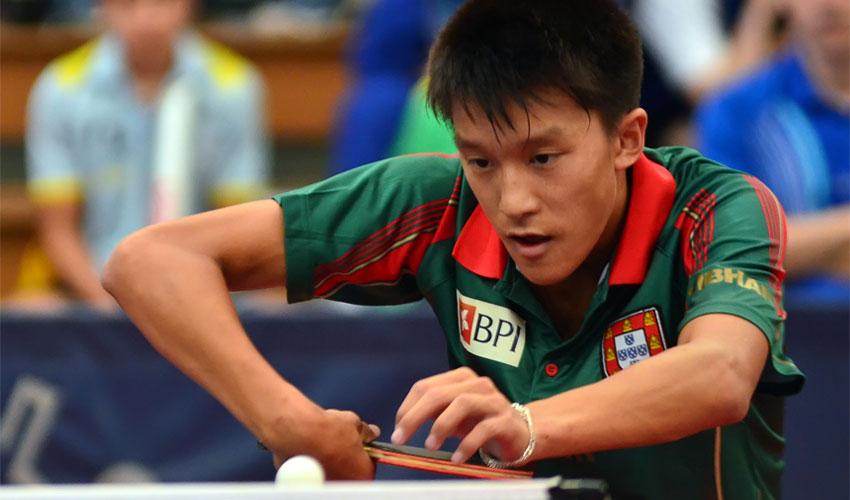 Diogo Chen em destaque no site da ITTF