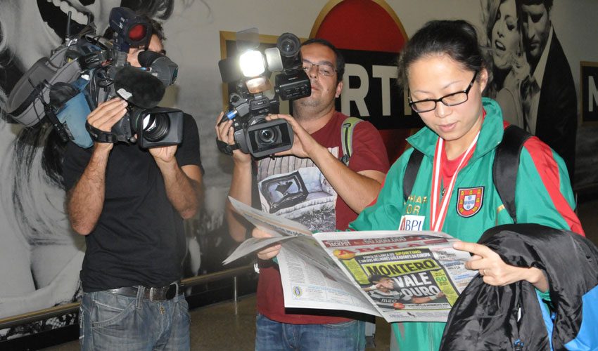 Fu Yu: “É muito bom ser recebida desta maneira”