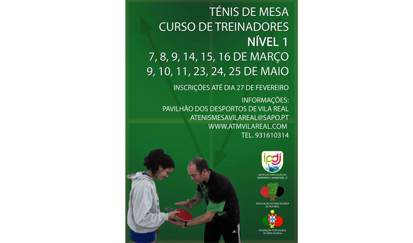 Curso de Treinadores de Nível I em Vila Real