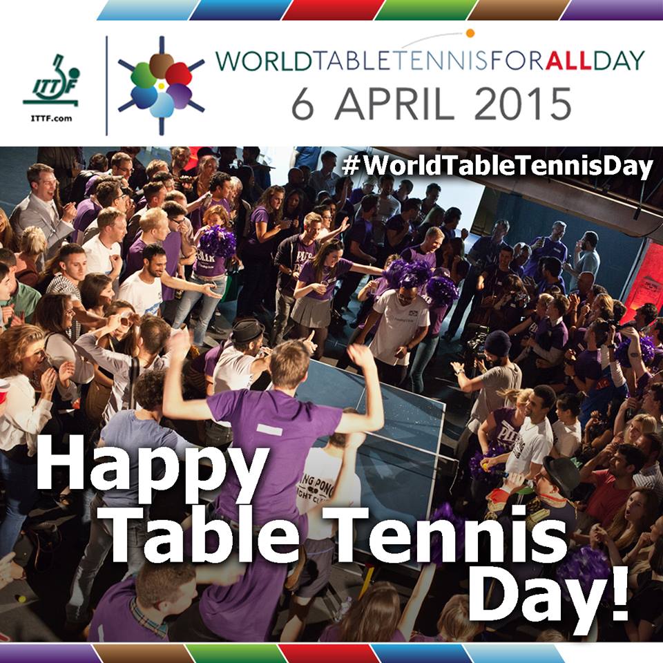 Feliz Dia Mundial de Tenis de Mesa