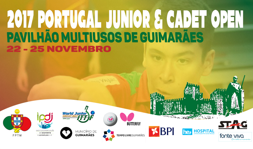 Multiusos de Guimarães recebe Open de Portugal de Jovens