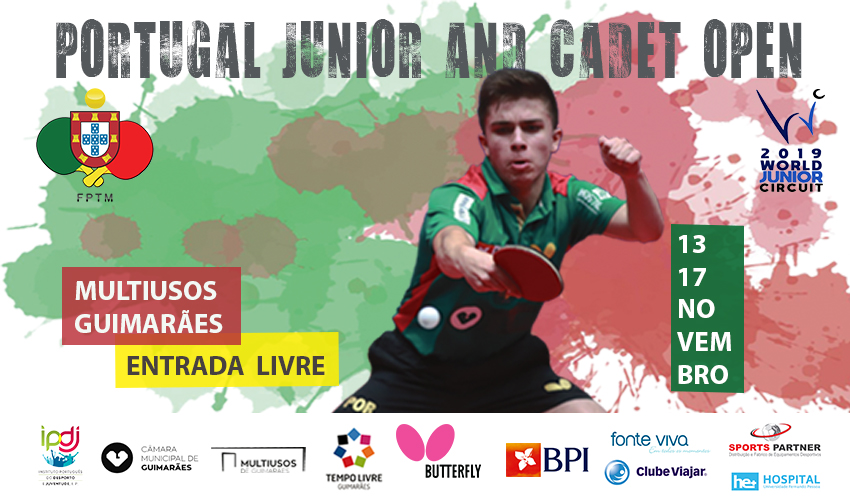 Open de Portugal de jovens com 194 atletas