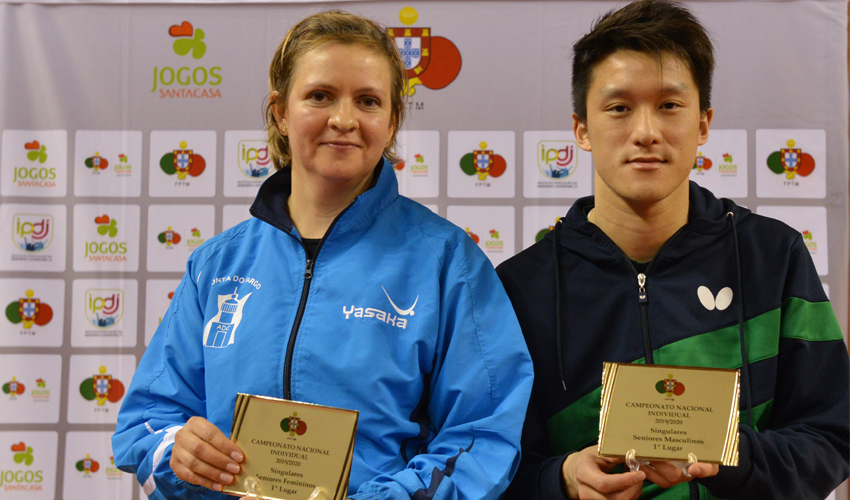 Diogo Chen e Olga Chramko são campeões nacionais