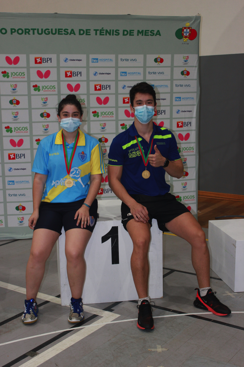 Inês Matos e Tiago Li são campeões nacionais de juniores