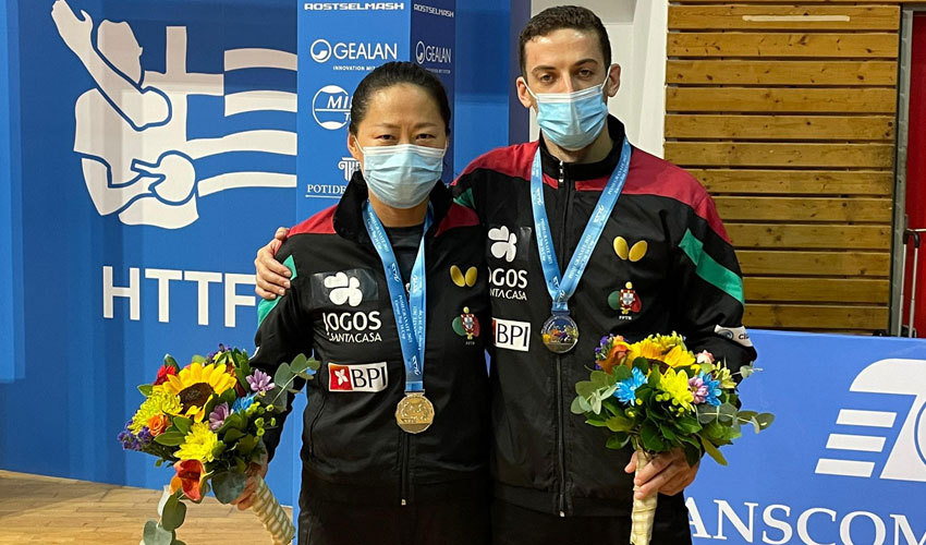 Fu Yu e Marcos Freitas alcançam medalha de prata no Top 16 europeu