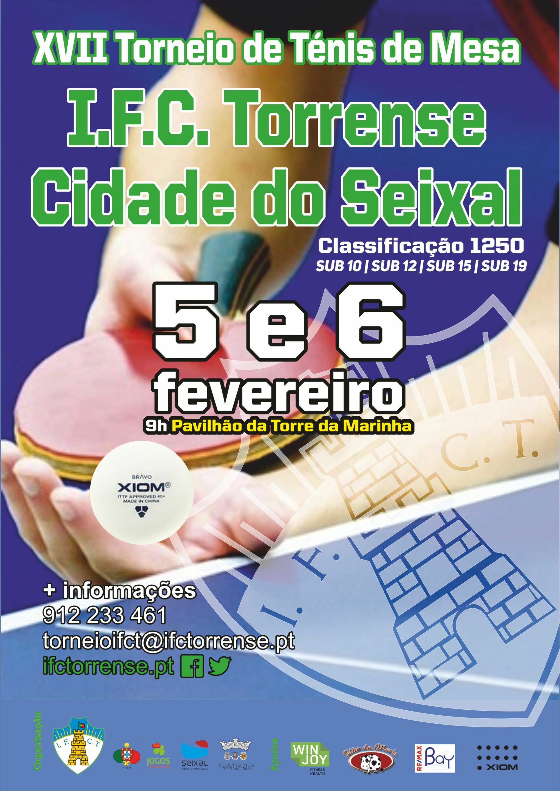 XVII Torneio de Ténis de Mesa IFCT Cidade do Seixal