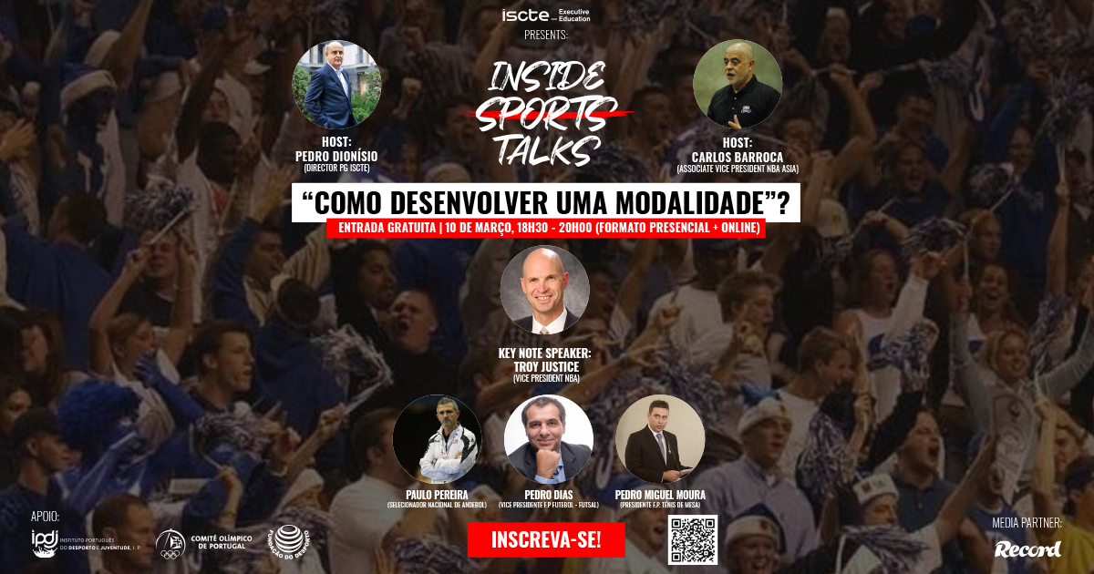 Pedro Moura  em «Sports Talk» sobre “Como desenvolver uma modalidade?”