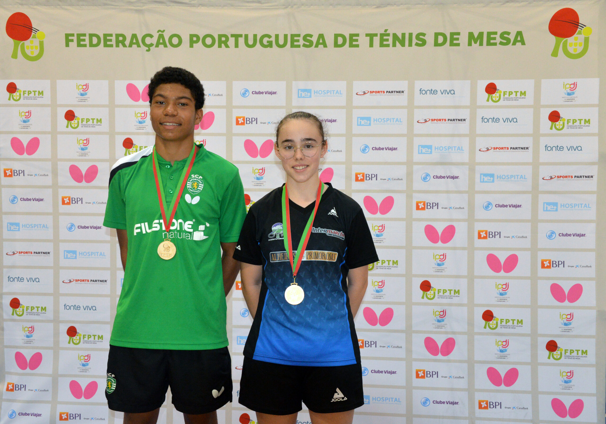 Tiago Abiodun e Mariana Santa Comba são campeões de sub15