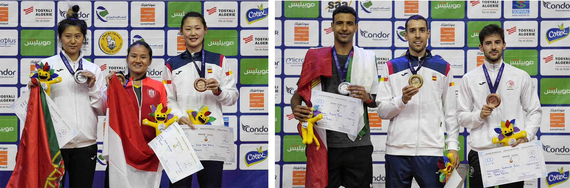 Shao Jieni conquista prata e João Geraldo bronze em Oran 2022