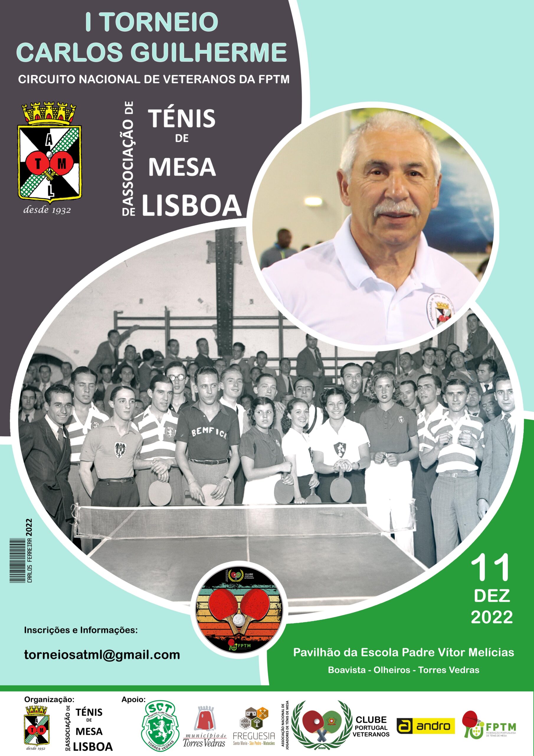 Sorteio do I Torneio Nacional de Veteranos Carlos Guilherme