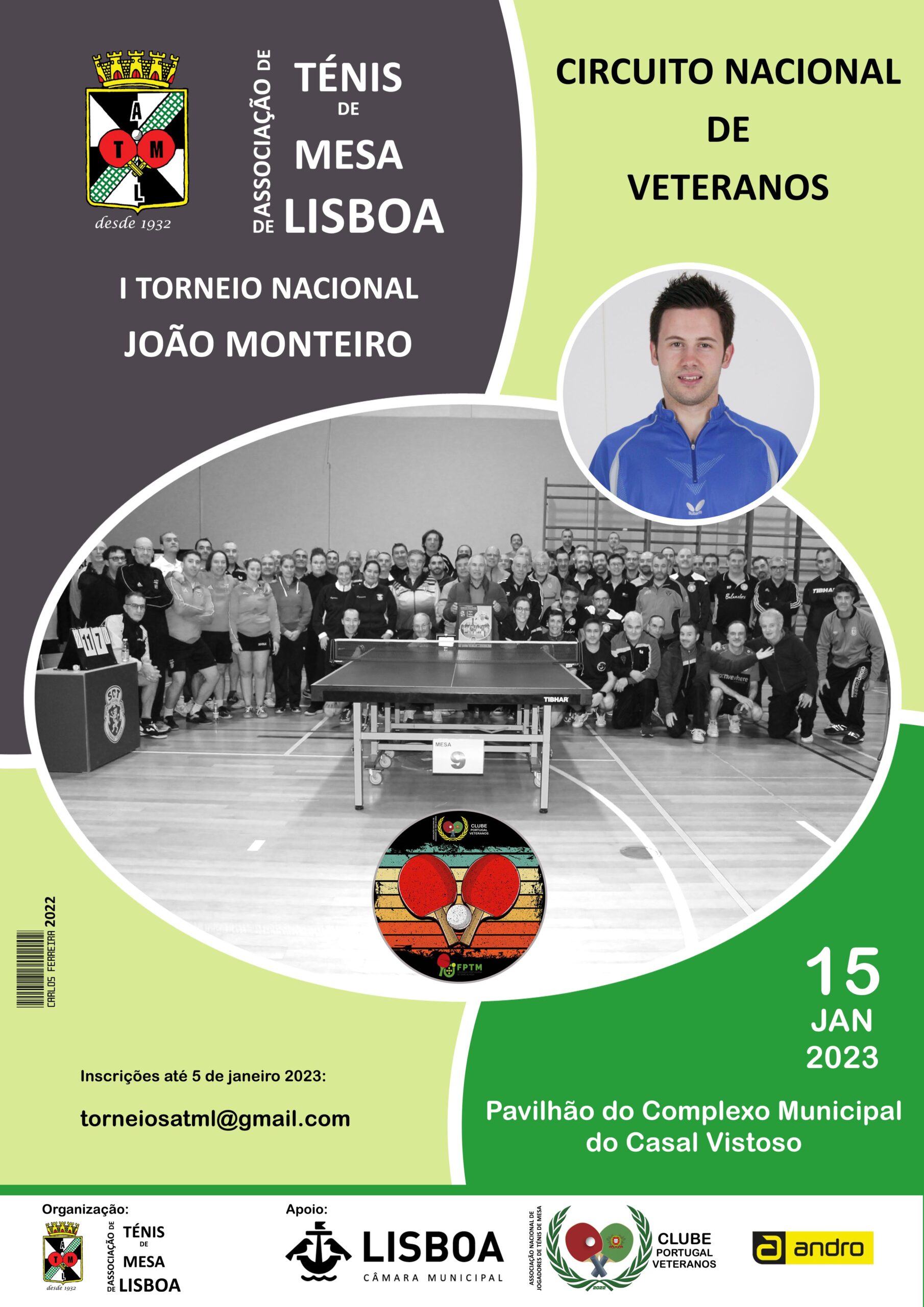 I Torneio João Monteiro de Veteranos em janeiro