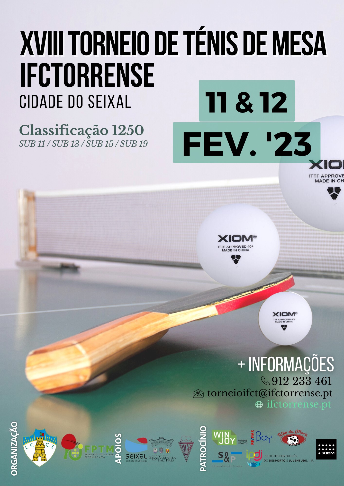 XVIII Torneio IFC Torrense/Cidade Seixal em fevereiro
