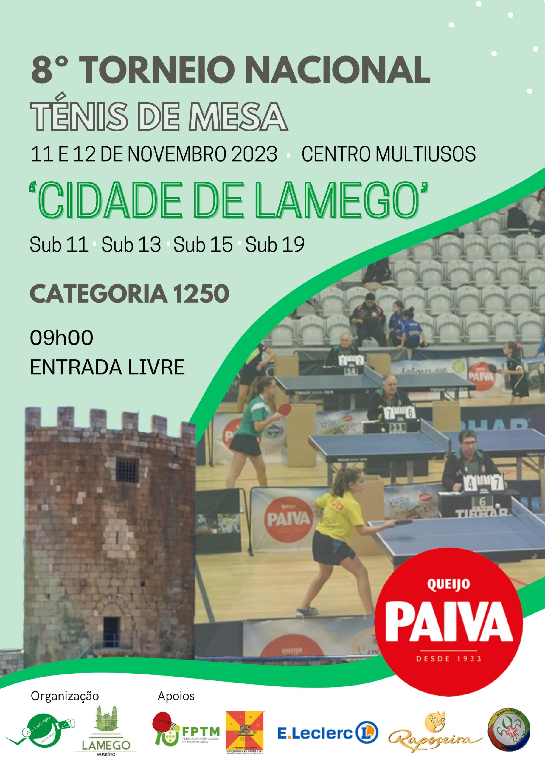 8.º Torneio Cidade de Lamego em novembro