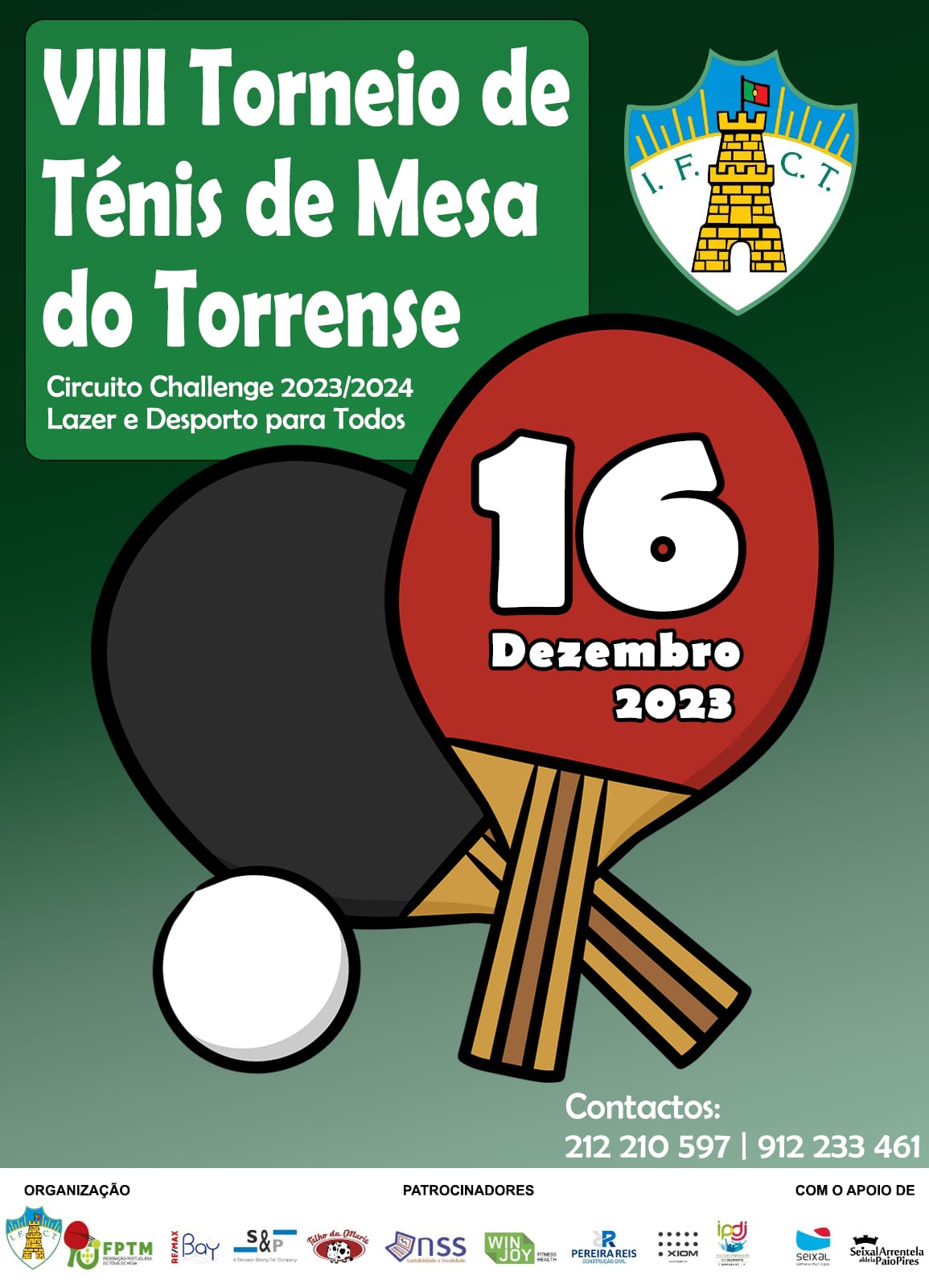 VIII Torneio Torrense – Circuito Challenge a 16 de dezembro