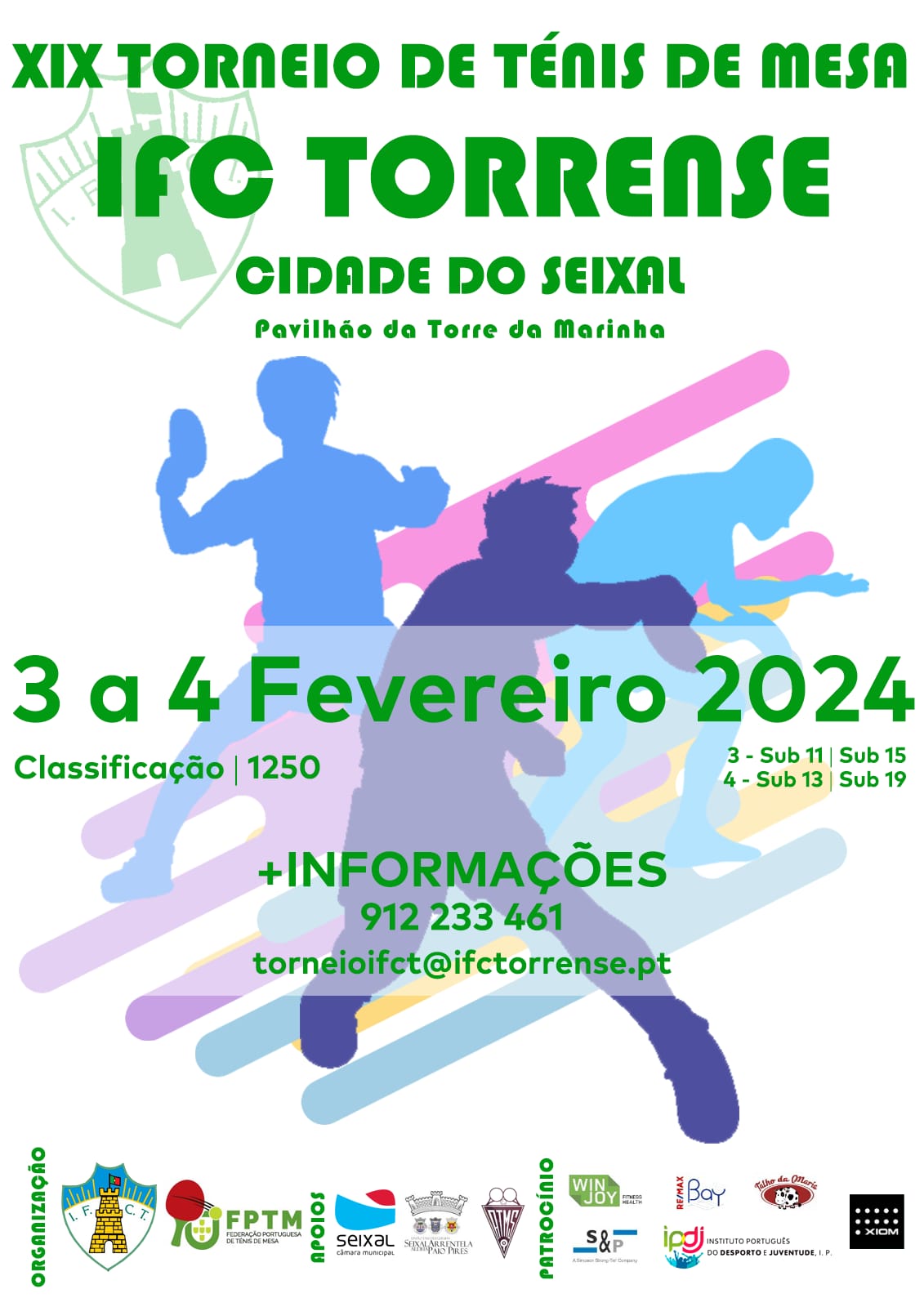XIX Torneio IFC Torrense/Cidade do Seixal a 3 e 4 de fevereiro