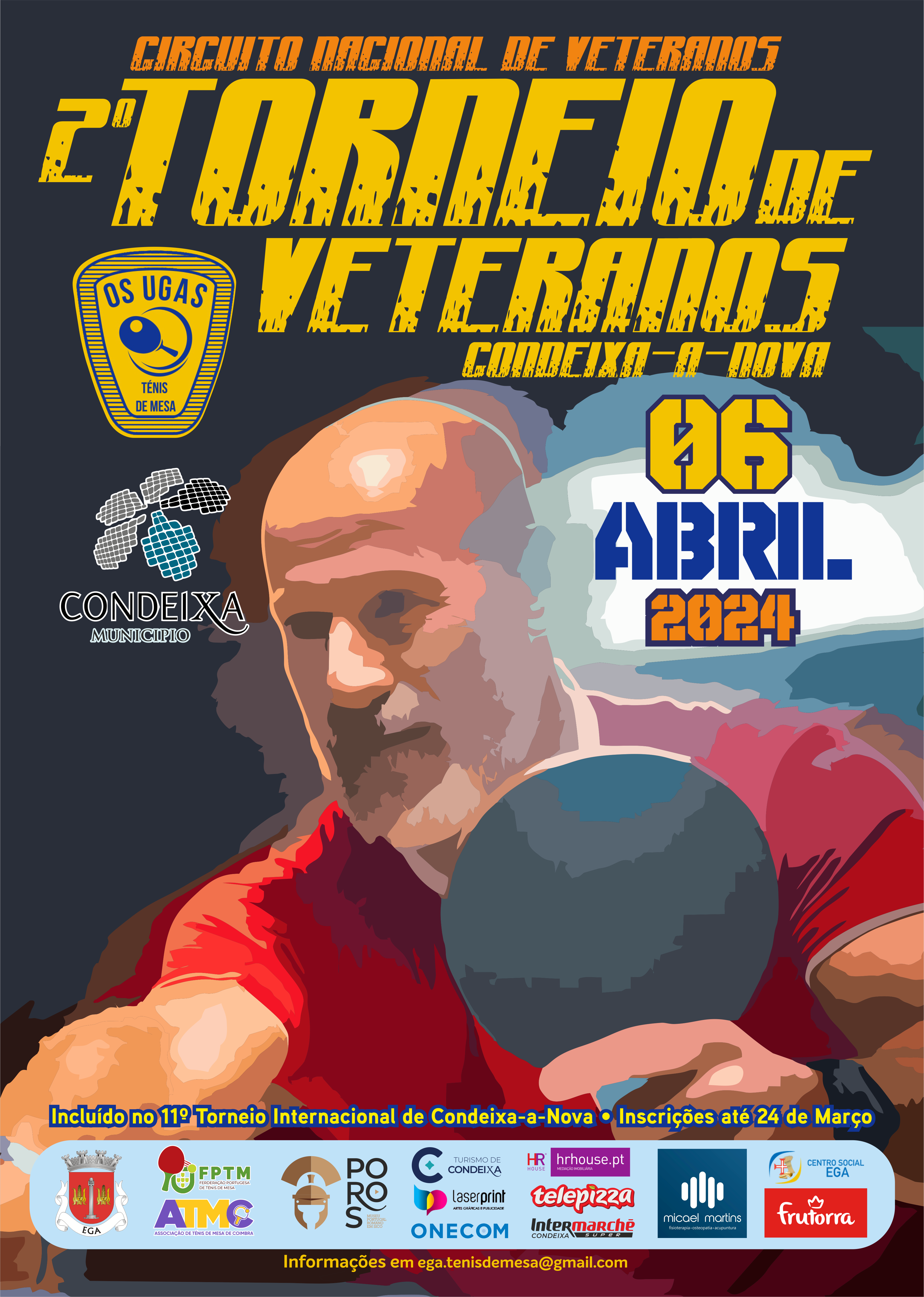 II Torneio de Veteranos de Condeixa-a-Nova a 6 de abril