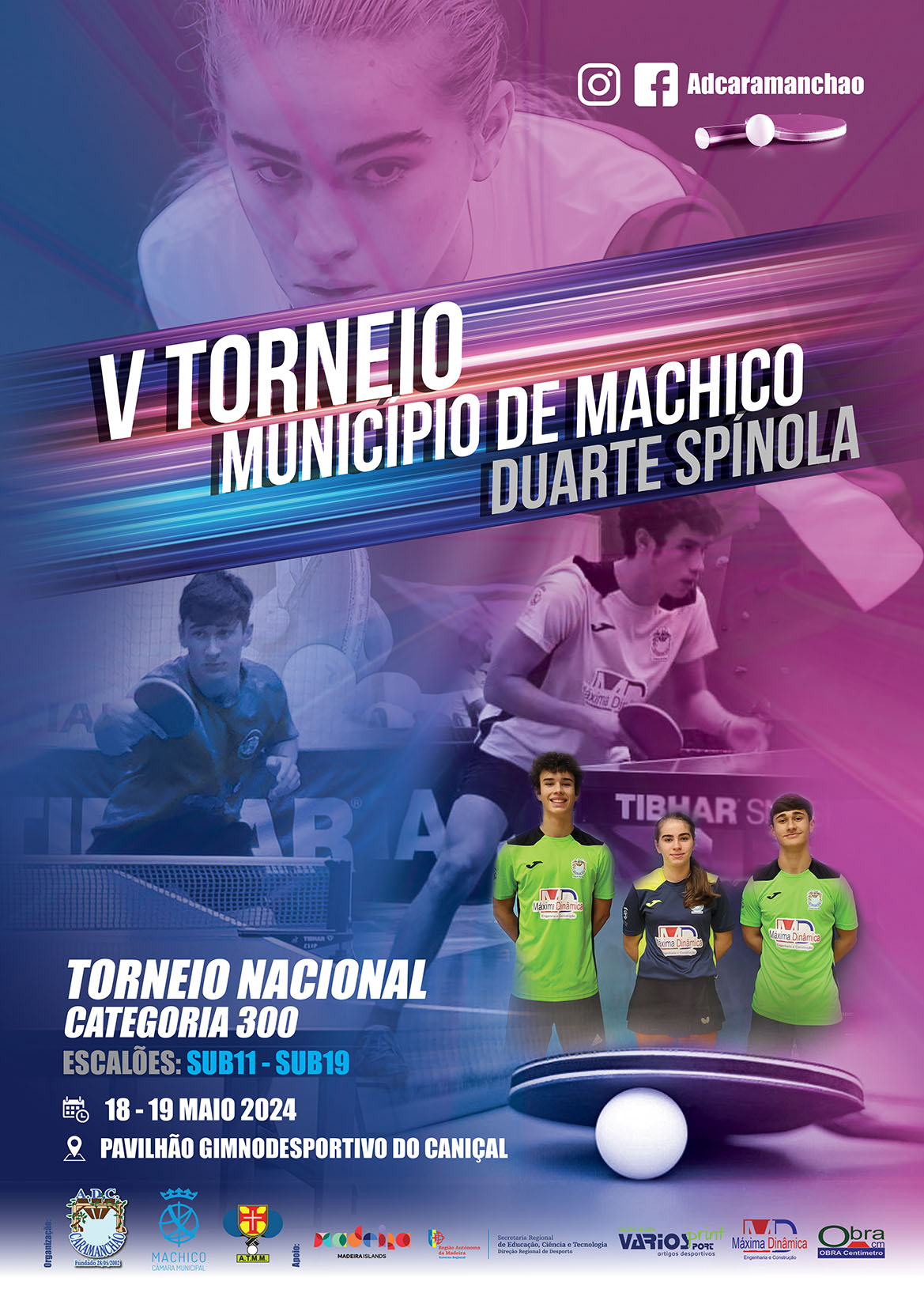 5.º Torneio Aberto “Município de Machico/Duarte Spínola” em maio