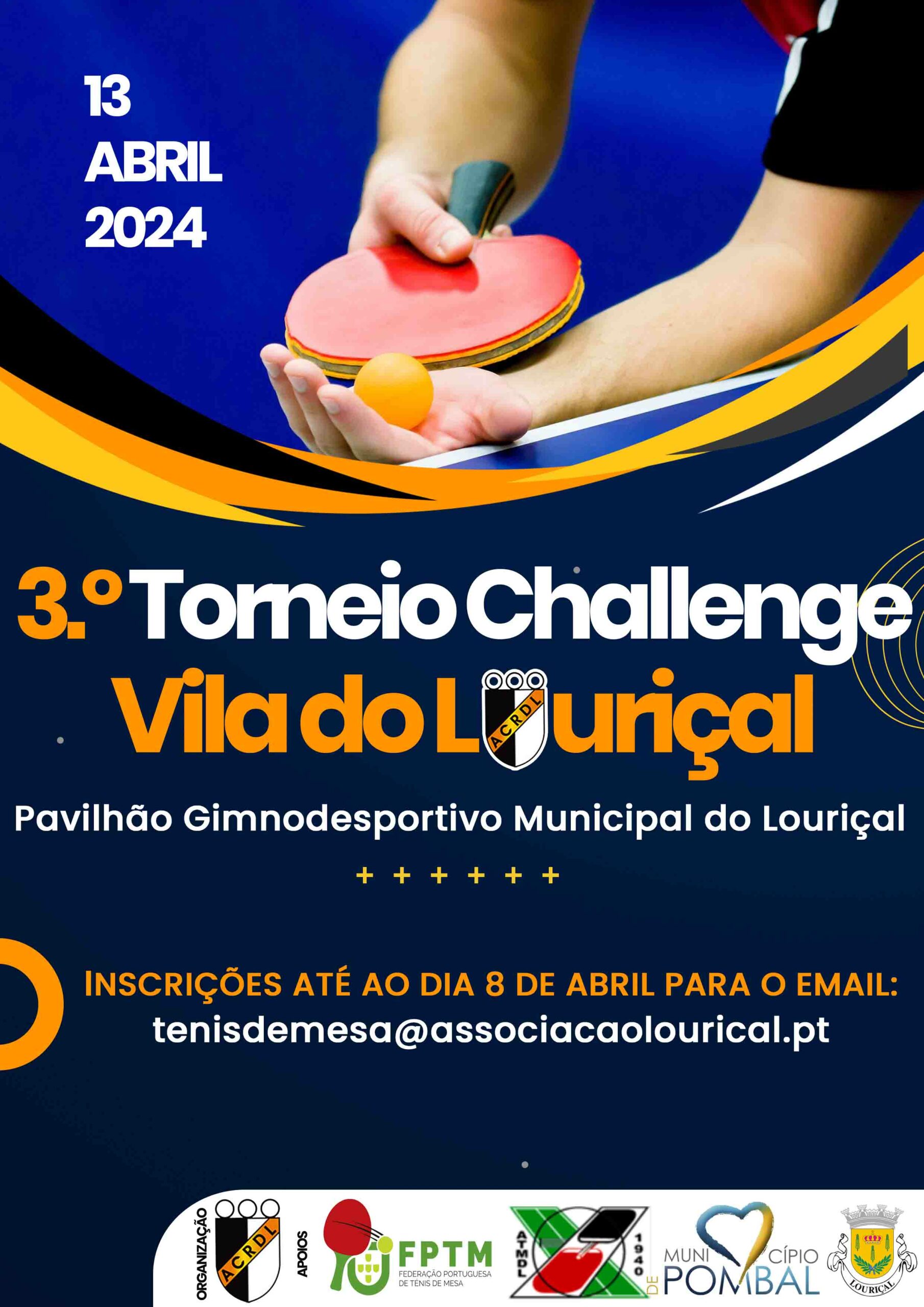 III Torneio Challenge “Vila do Louriçal” a 13 de abril