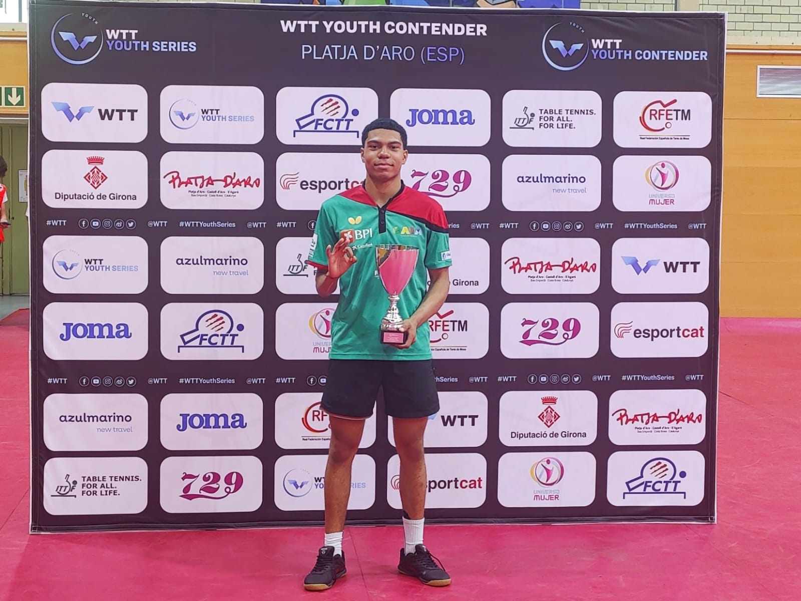 Tiago Abiodun conquista terceiro título no WTT Youth Contender Platja D’Aro