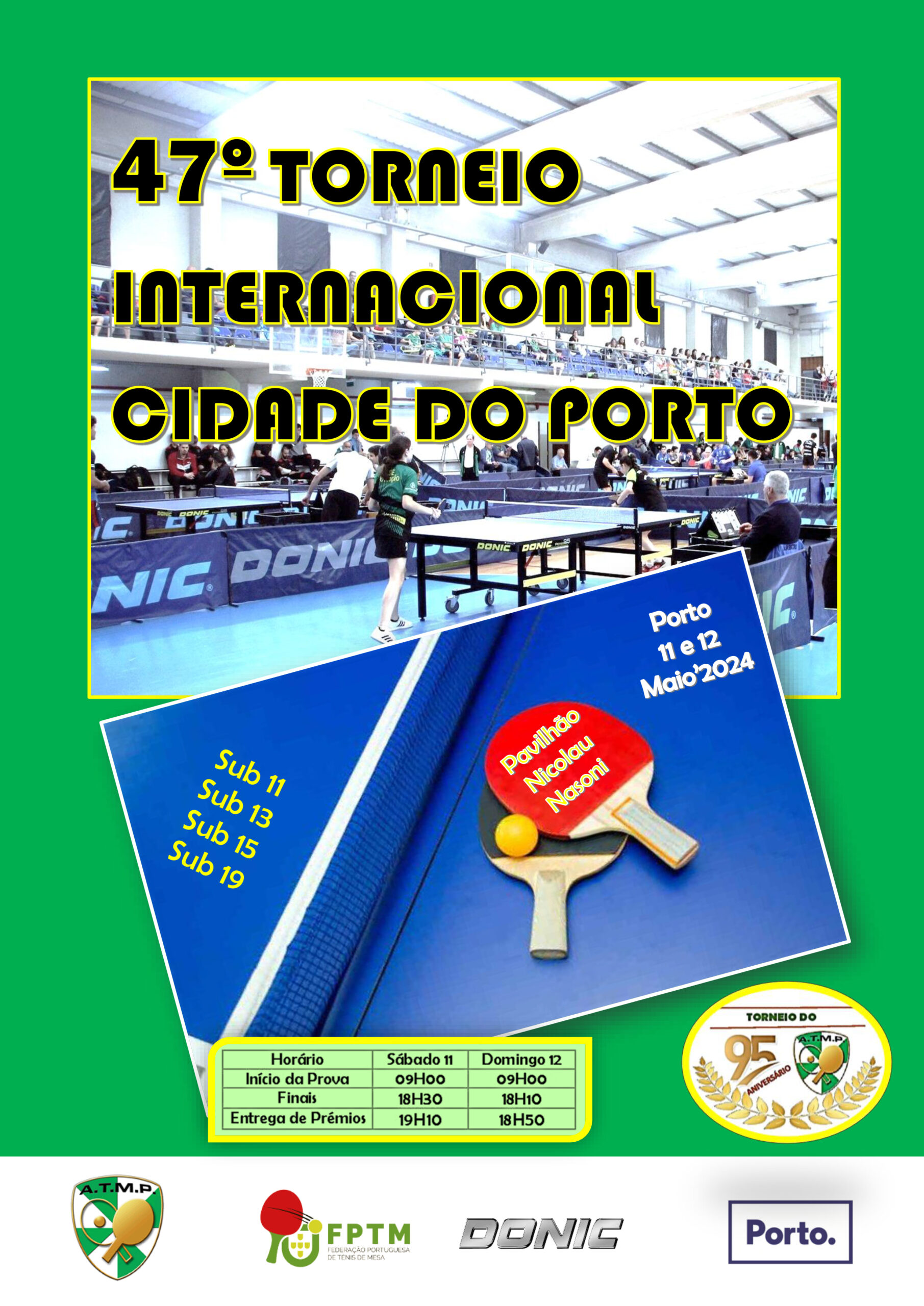 Sorteios do 47.º Torneio Internacional Cidade do Porto