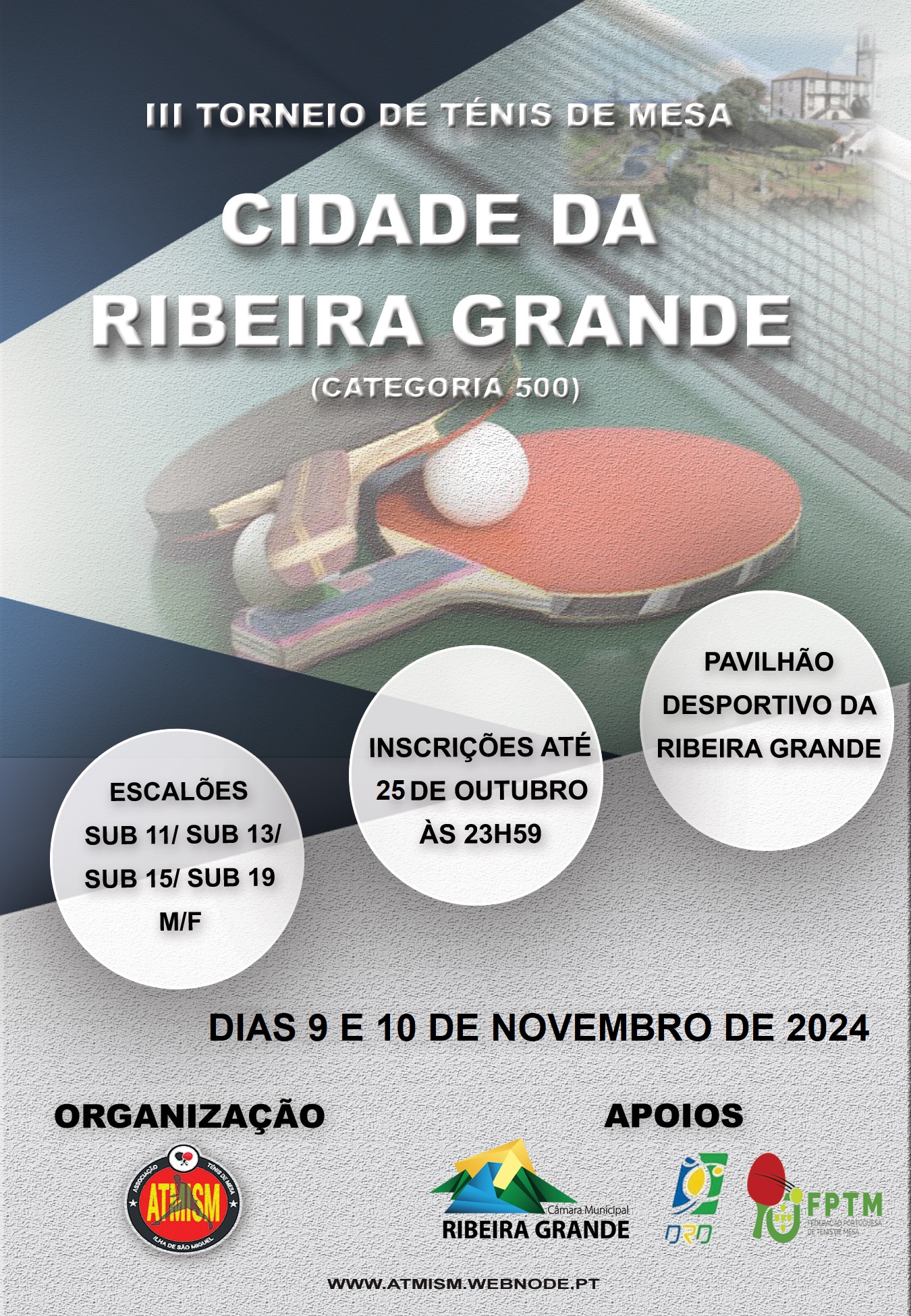 III Torneio Cidade da Ribeira Grande em novembro