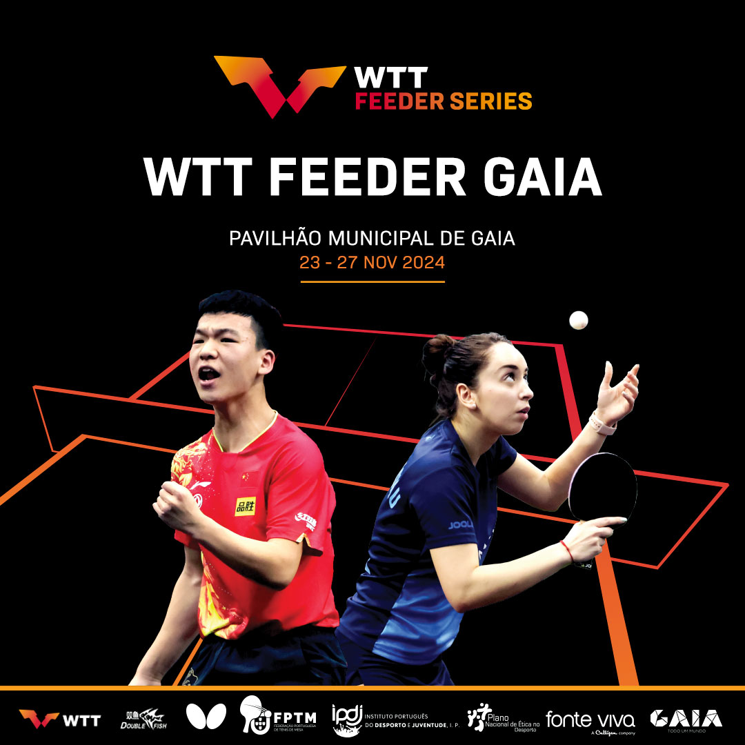 WTT Feeder Vila Nova de Gaia de 23 a 27 de novembro