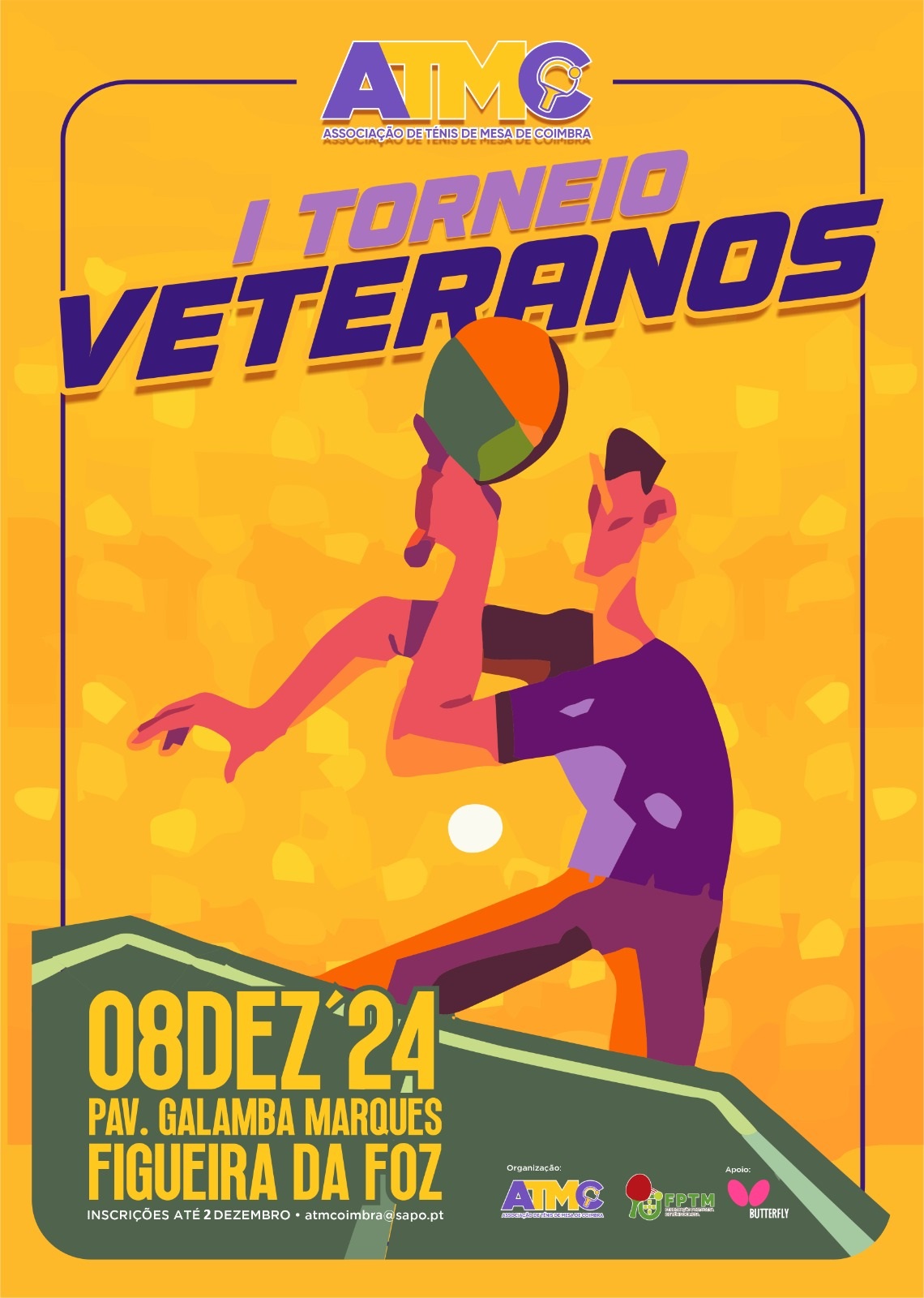 Resultados do 1.º Torneio de Veteranos da ATM Coimbra