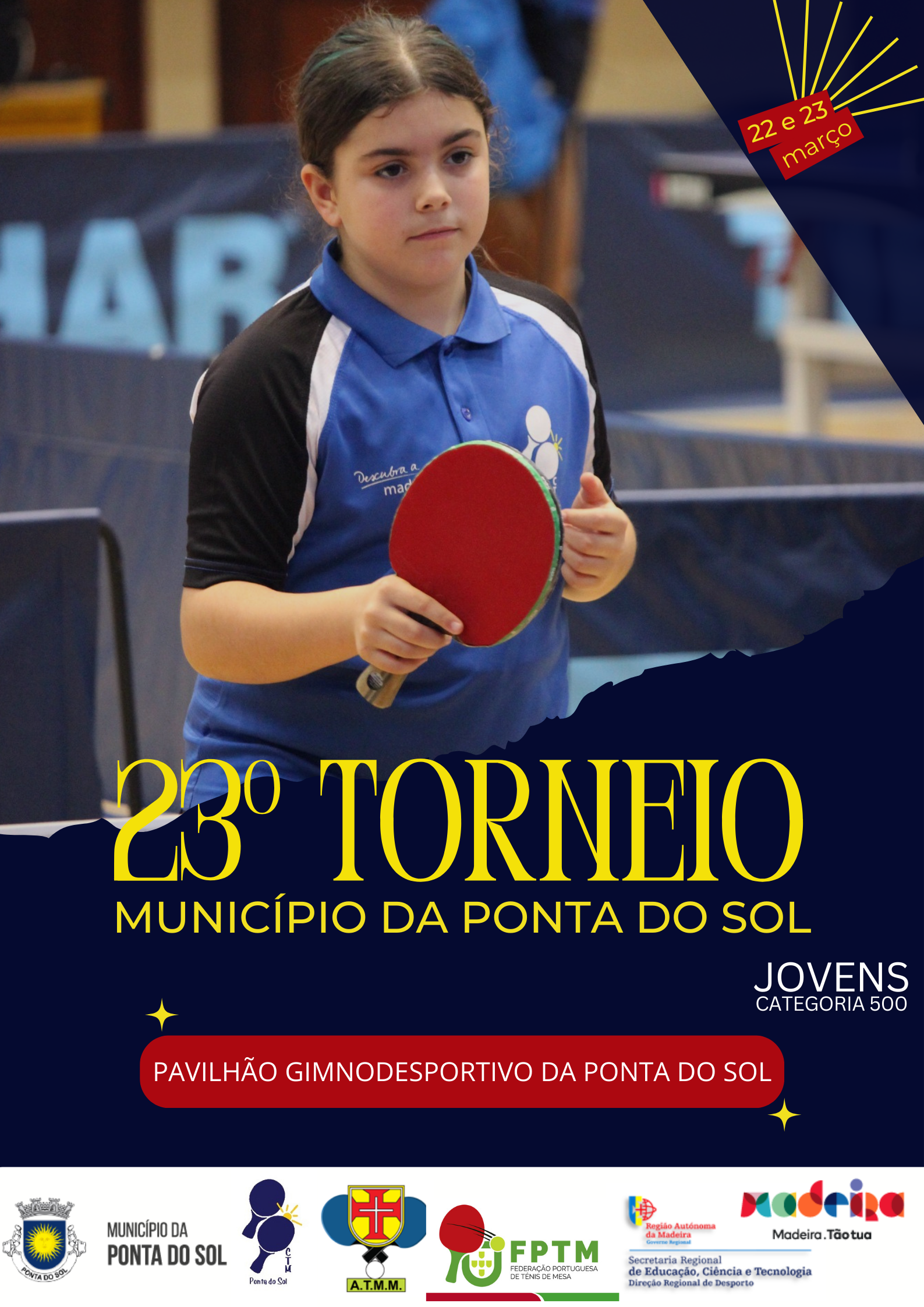 Inscrições para o 23º Torneio Aberto “Município da Ponta do Sol”