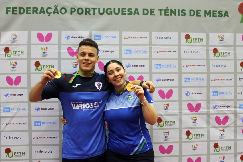 Gonçalo Gomes e Inês Matos campeões nacionais de pares mistos